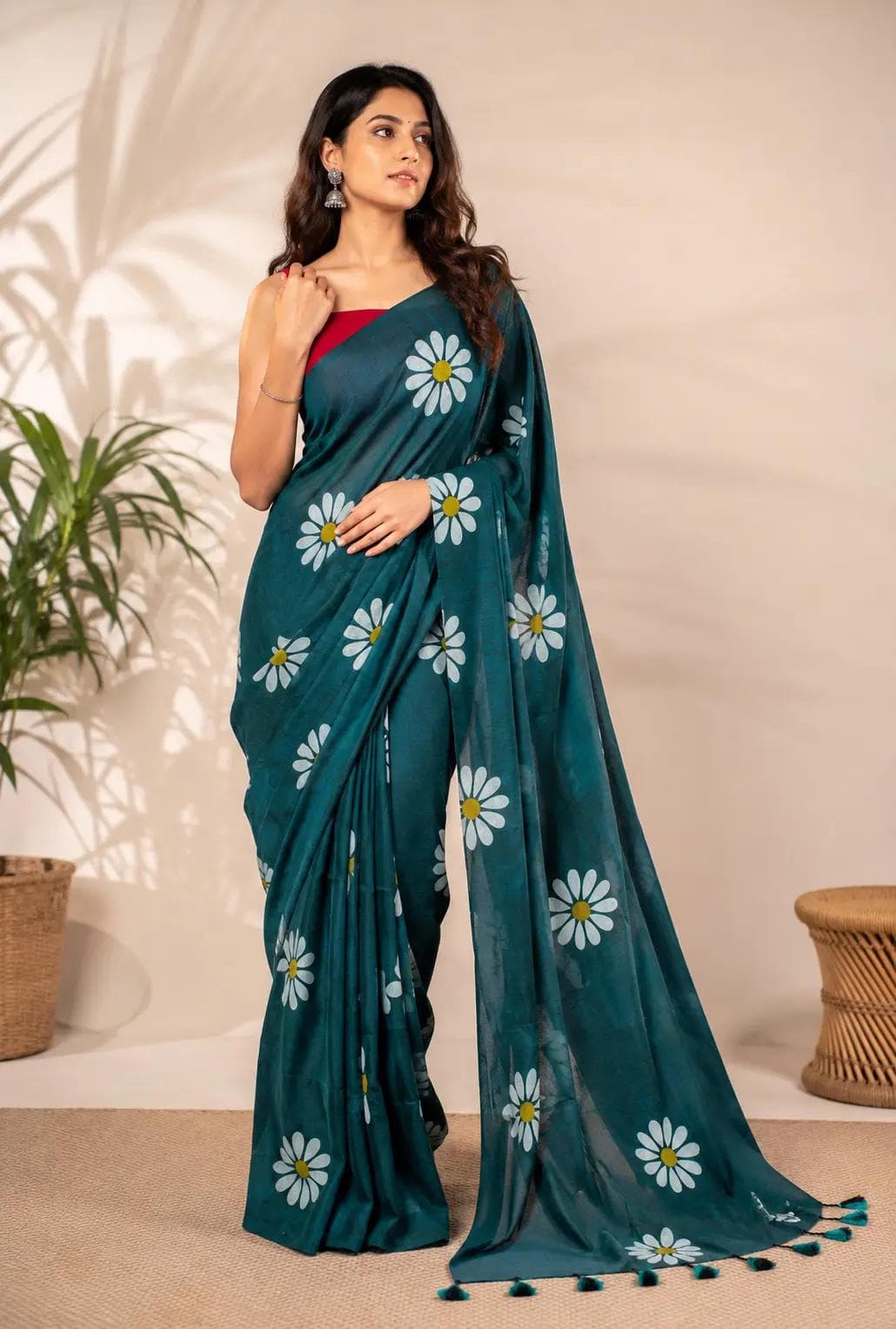 khadi cotton  Printed  Saree