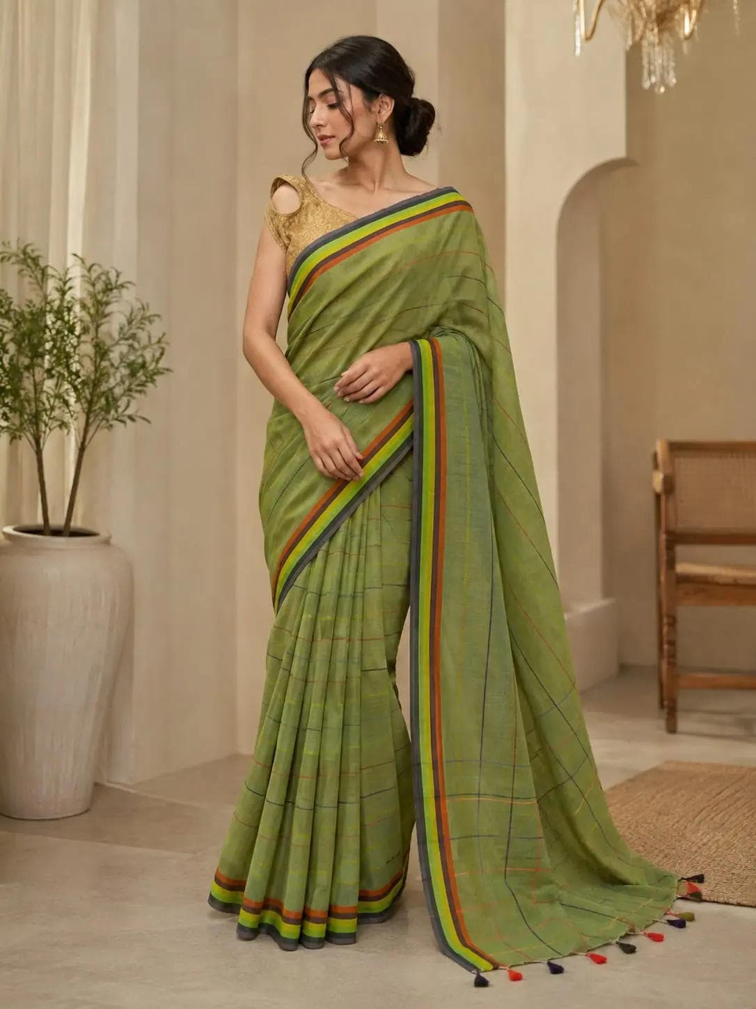 Trendy Cotton Saree